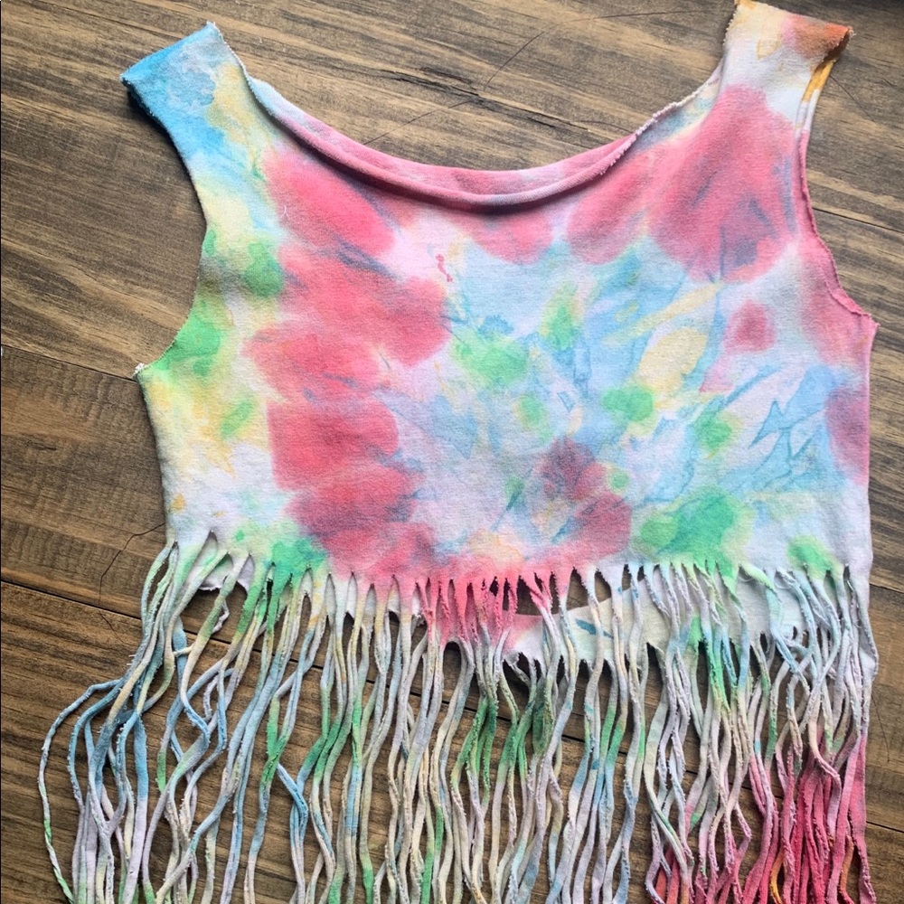 Off The Shoulder Tye Dye Tank